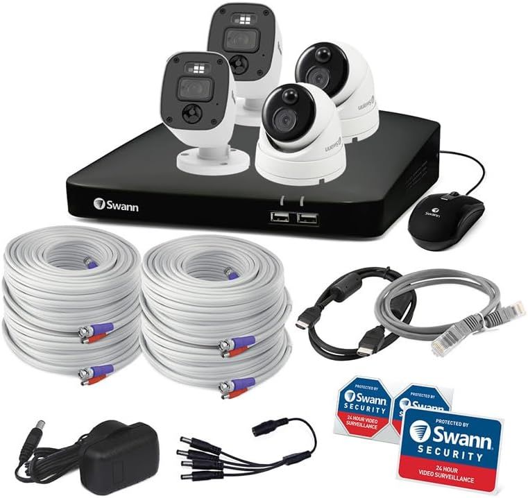 Swann 4 Channel 1080p DVR with 1TB and 4 Enforcer Cameras