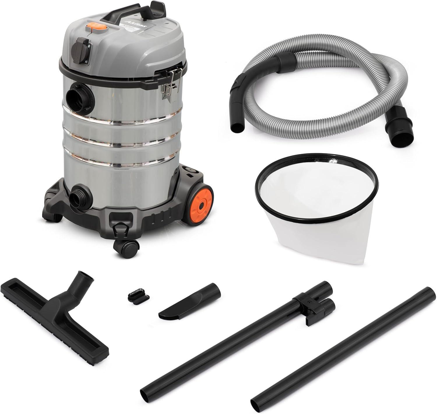 Akitas 2000W 30L Wet and Dry Vacuum Cleaner with Blower and Socket
