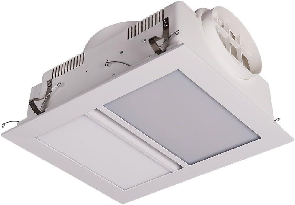 Beacon Lighting Thermalite Pro Mini Bathroom Heater with Exhaust Fan and LED Light, White
