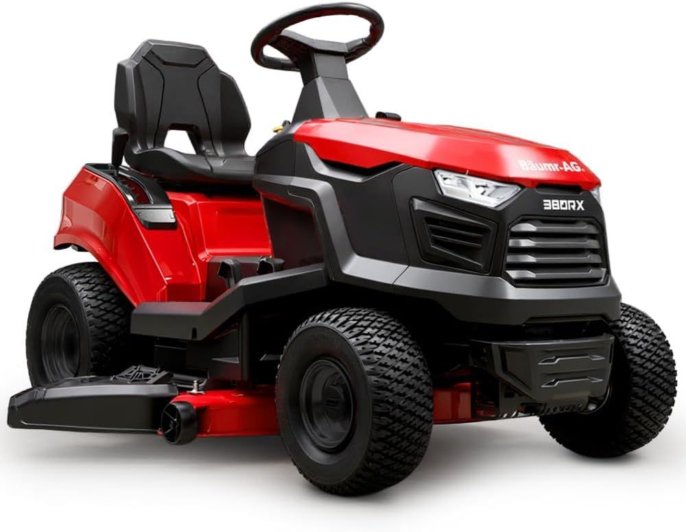 Baumr-AG 38 Ride-On Lawn Mower, 14hp Electric Start, Hydrostatic, Multiple Cutting Heights