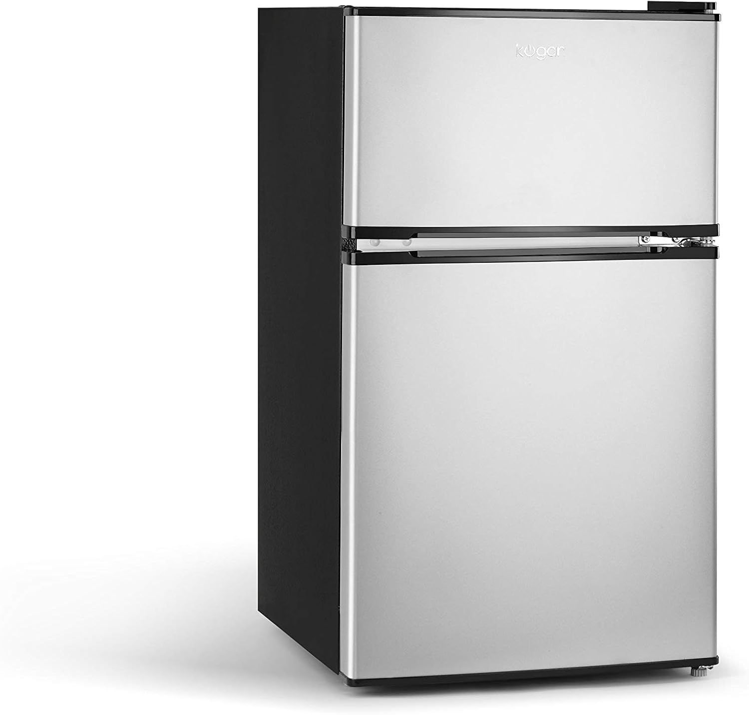 Kogan 87L Silver Top Mount Refrigerator - Energy Efficient