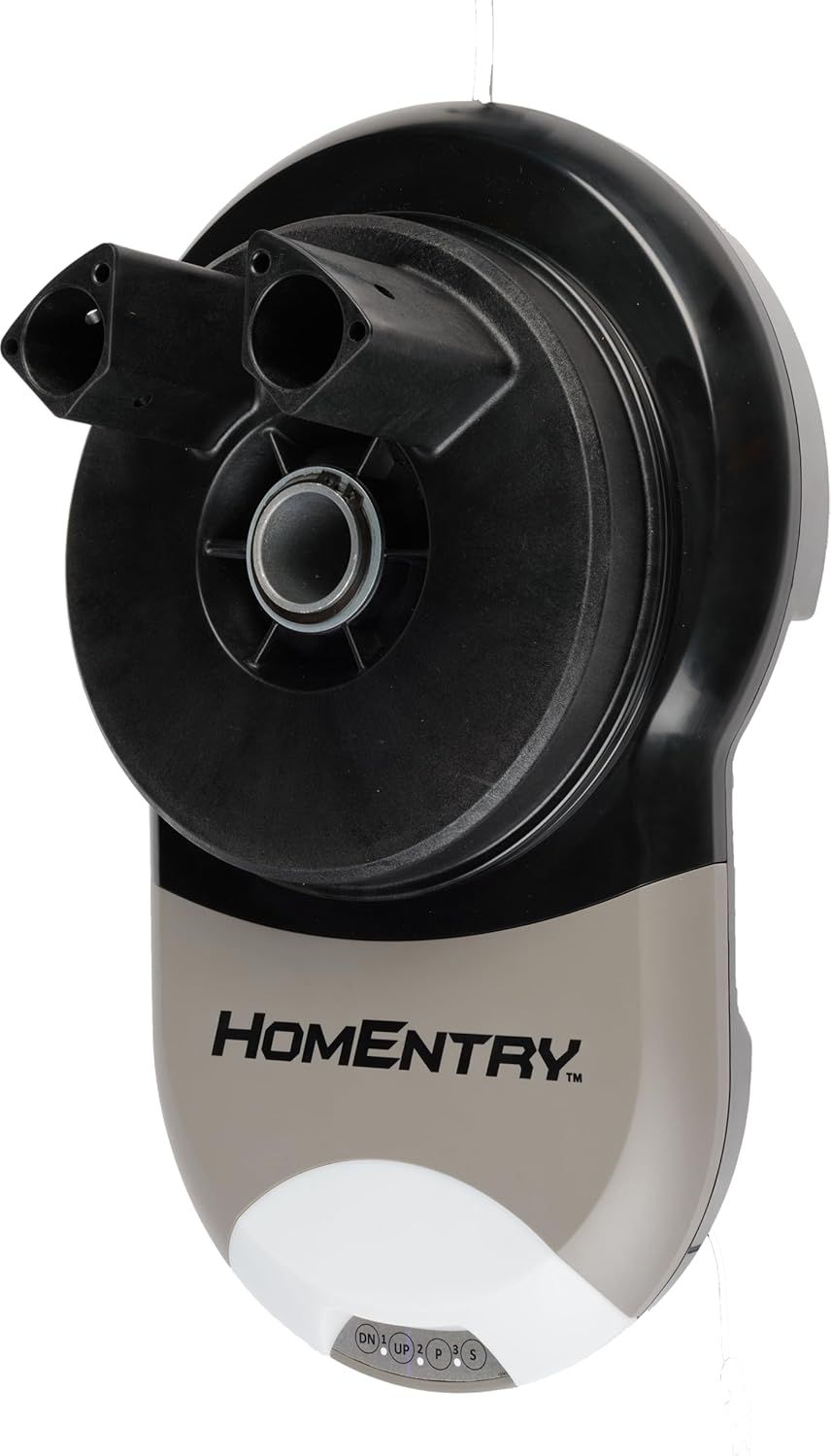 HomEntry HERDO1 Smart Roller Garage Door Opener, DIY Kit with 2 Remotes for Single/Double Garage, 10.5m2 Coverage