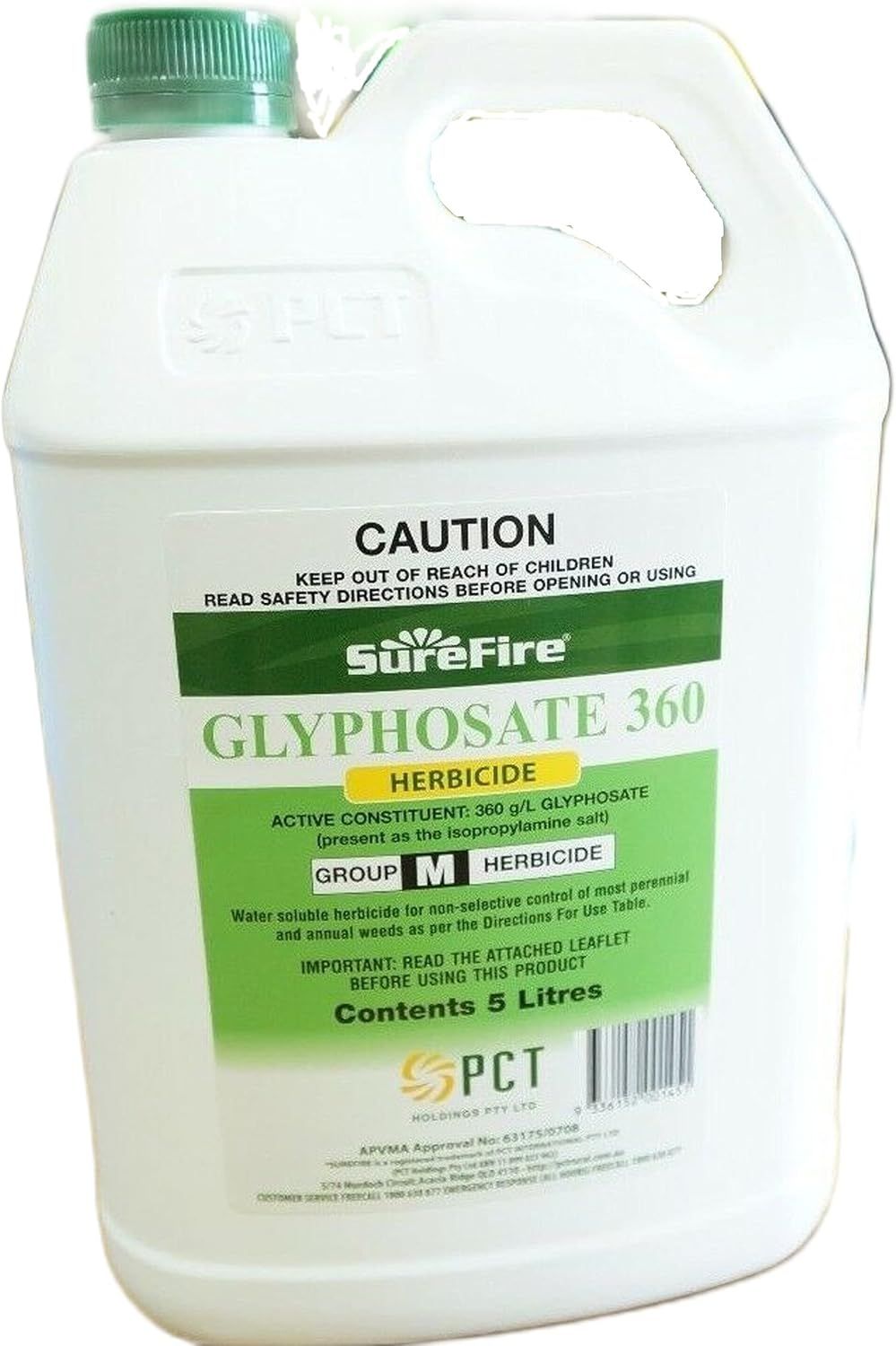 SureFire 5L Glyphosate 360 Weed Killer Herbicide