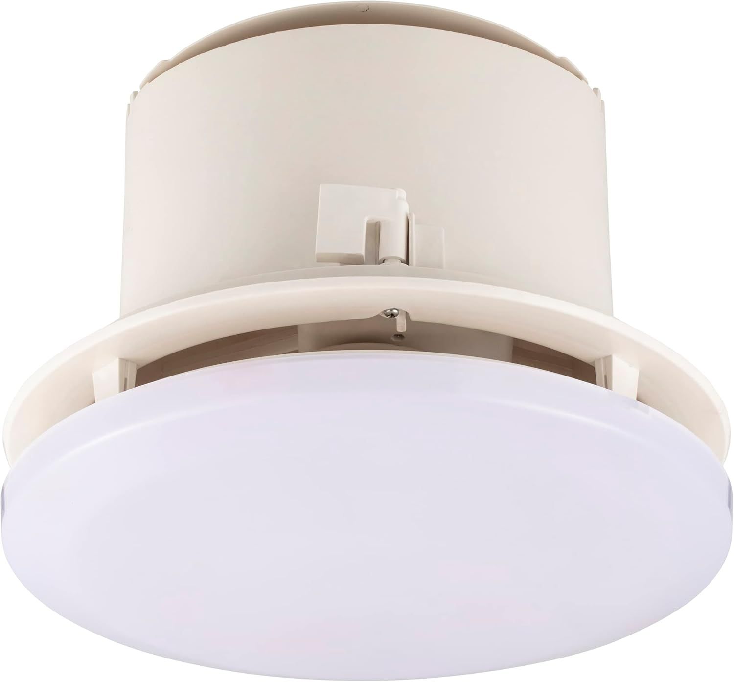 HPM Versatile Ceiling Exhaust Fan with Adjustable Light, White Finish