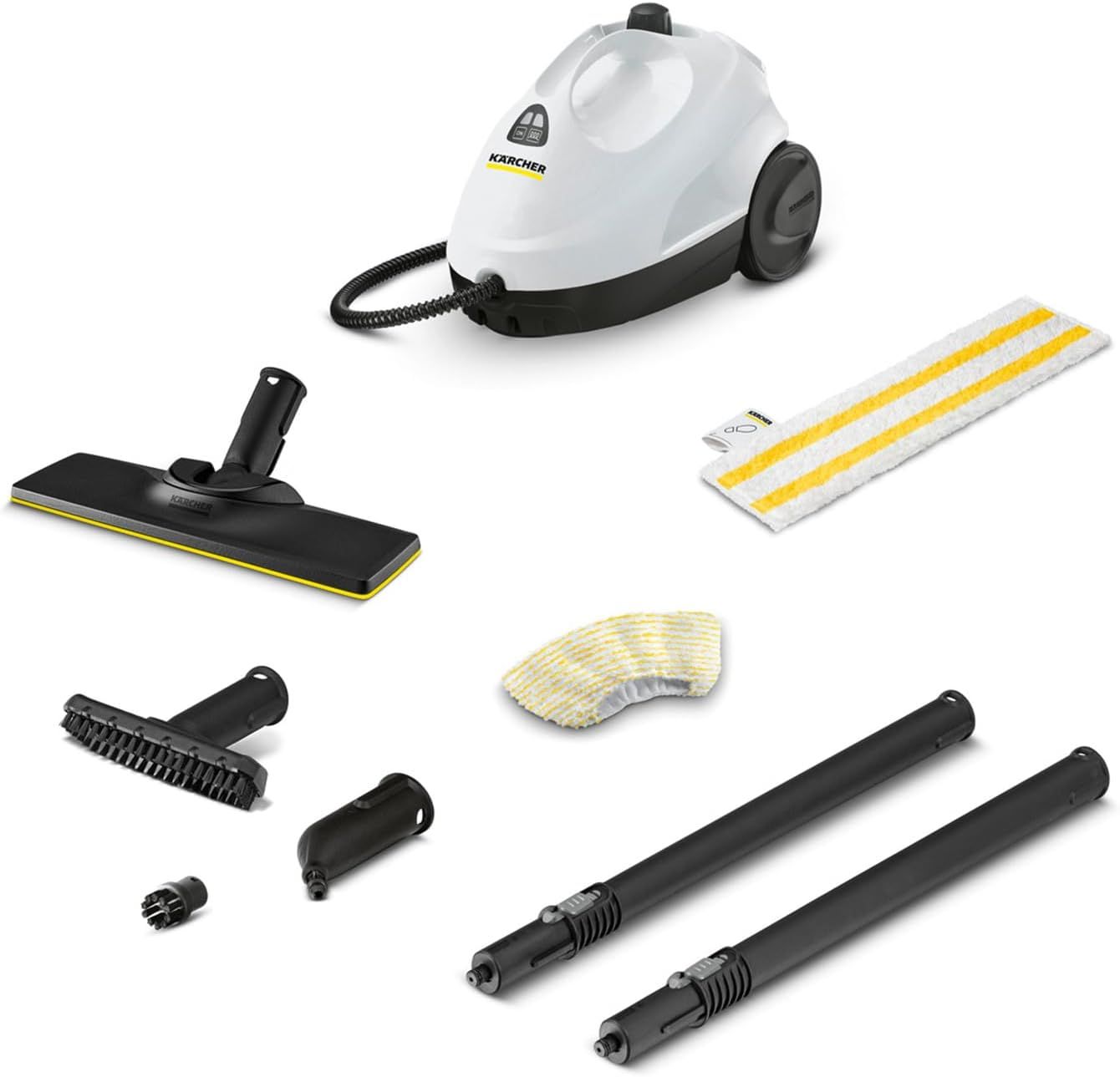 KÄRCHER SC2 EasyFix Steam Cleaner, 1500W with Accessories & Safety Lock