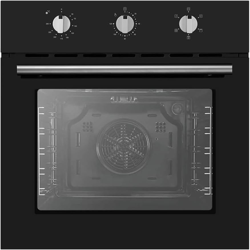 Devanti 60cm Electric Wall Oven with Convection and Grill - Stainless Steel