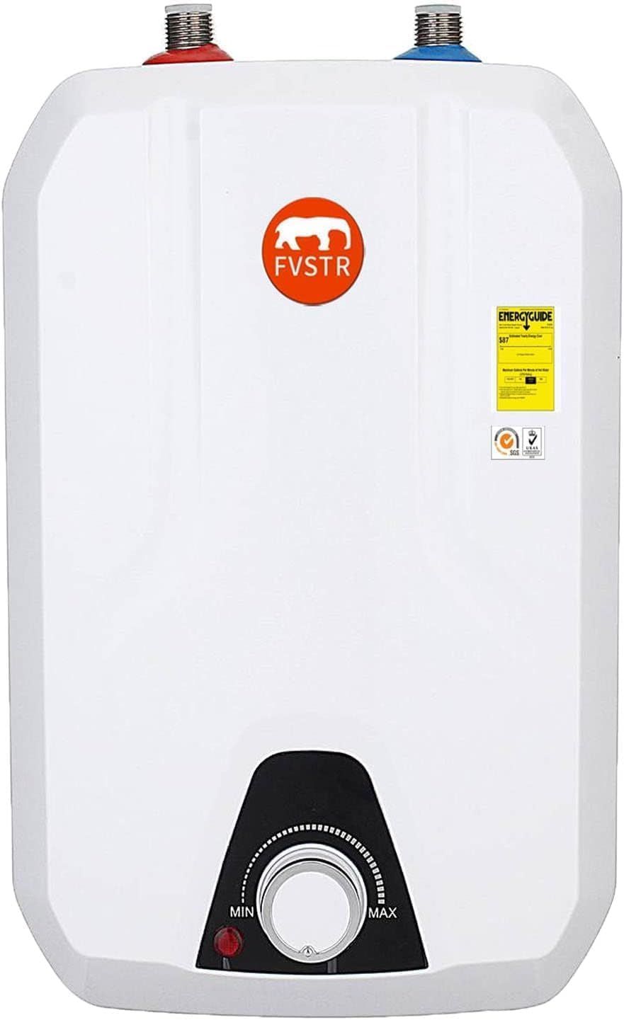 1.5kW Compact Under Sink Electric Water Heater, 2.26 Gallon Instant Hot Tank for RV and Kitchen
