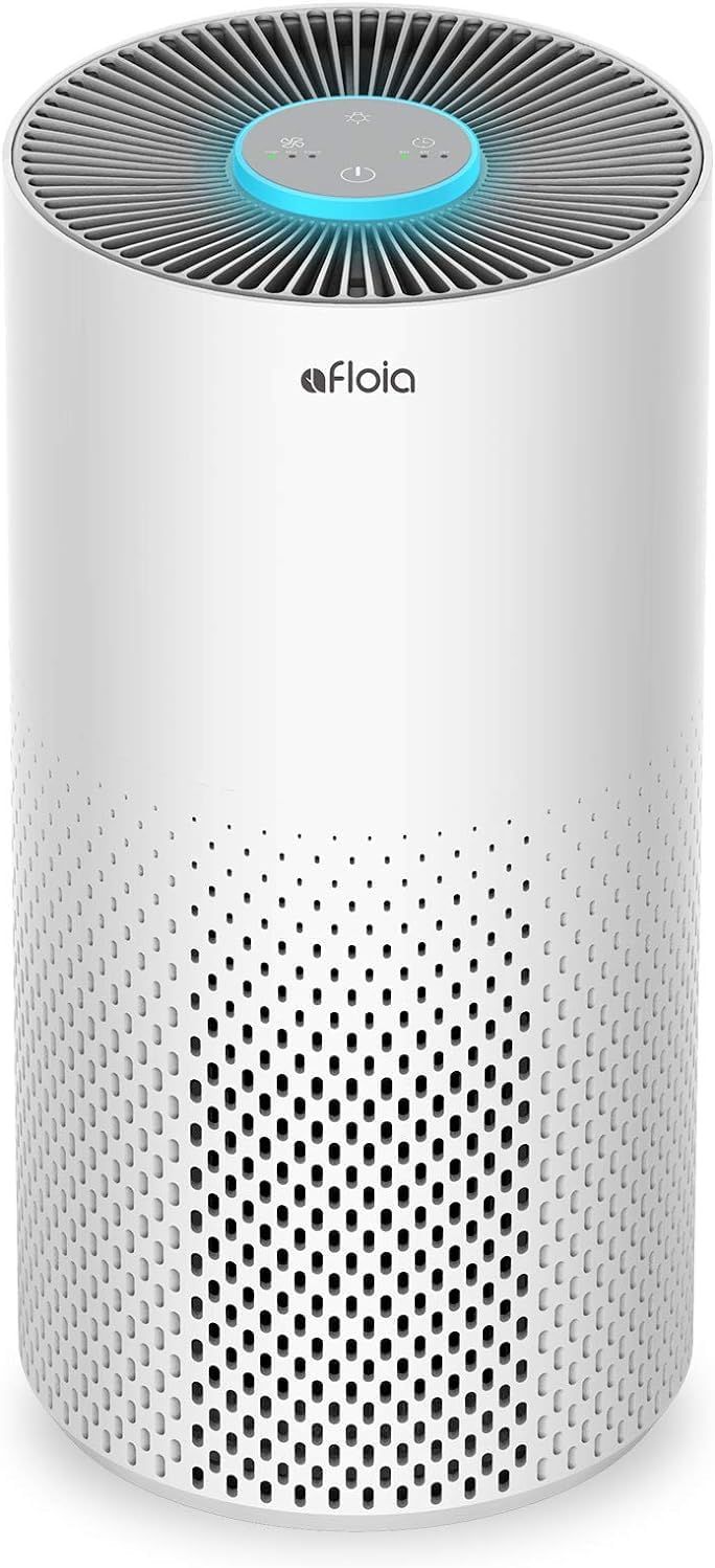 Afloia Air Purifier for Home - Medical Grade HEPA Filter, Quiet Operation with Night Light