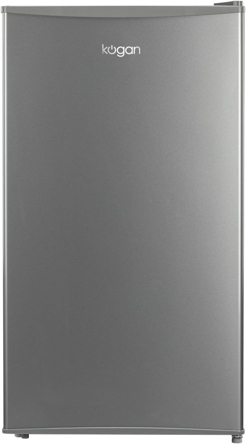 Kogan 93L Compact Silver Bar Fridge