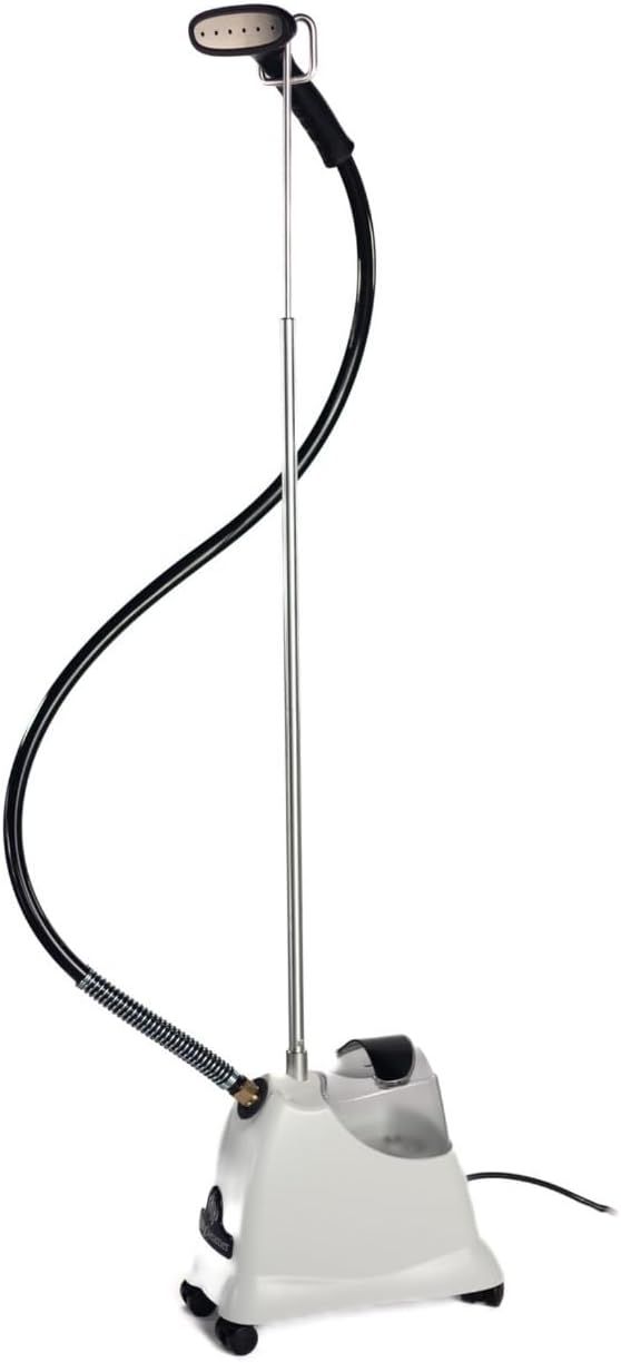 Jiffy J-2000 Garment Steamer, 1300W, Fast Heat, XL 2.8L Tank, 90-Min Steam, USA Made