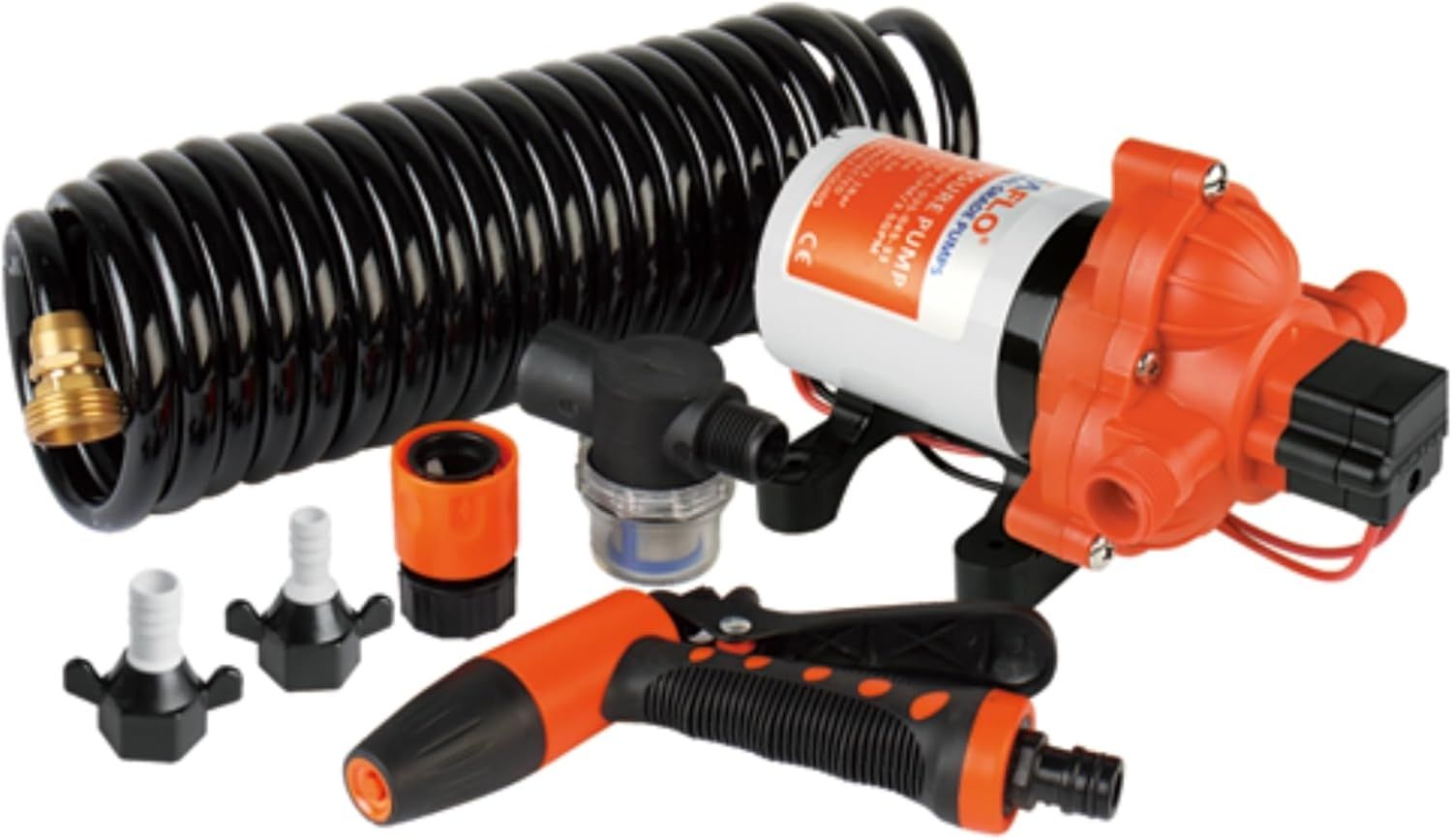 SEA FLO 33 Series 12V Marine Washdown Pump Kit 70 PSI 3.0 GPM