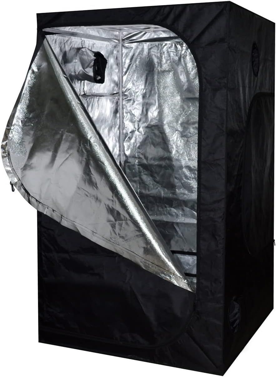 SunStream 60x60x120 Indoor Hydroponic Grow Tent for Seedlings, Water-Repellent