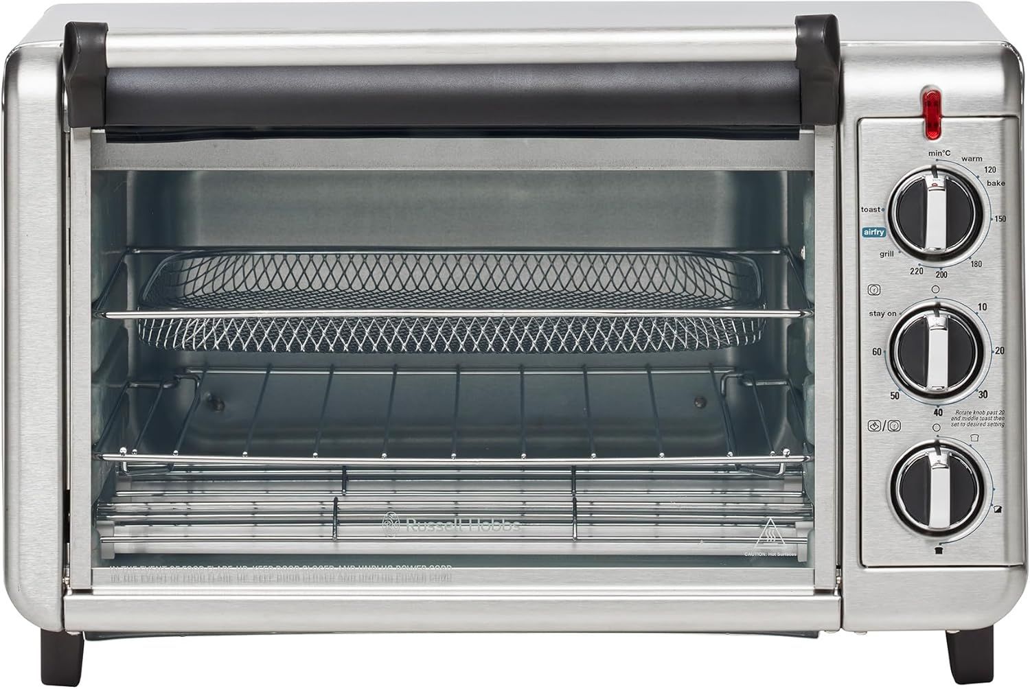 Russell Hobbs Multi-Function 20L Air Fryer & Toaster Oven, 1500W - Silver