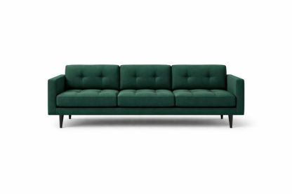 Green Fabric Sofa Polyester Upholstery-Livorezza