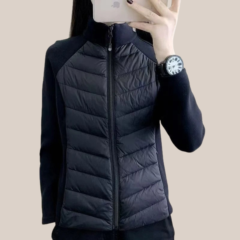 여성용 슬림핏 경량 두꺼운 안감