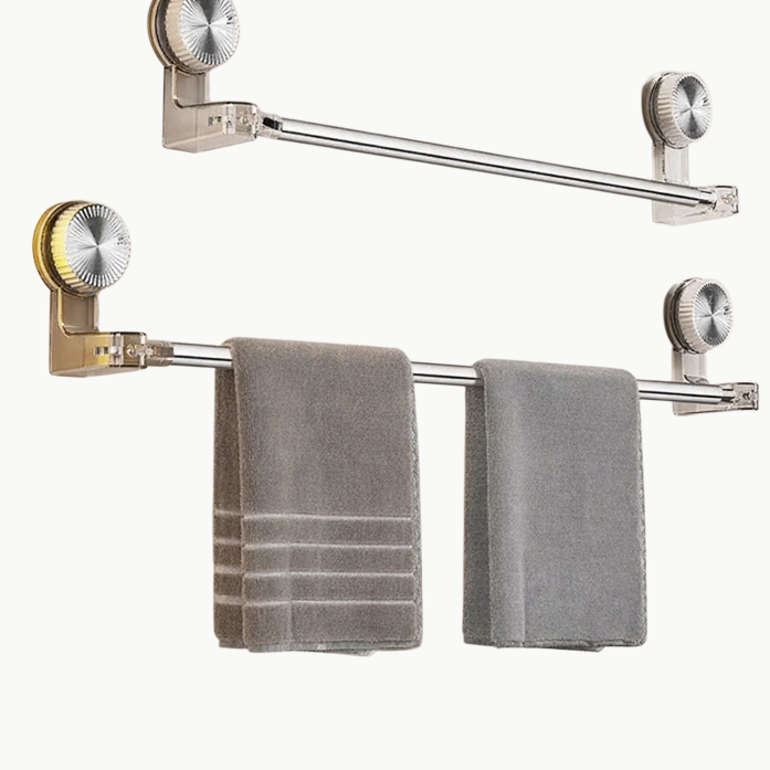 높이 조절 가능한 흡착식 다기능 수건걸이