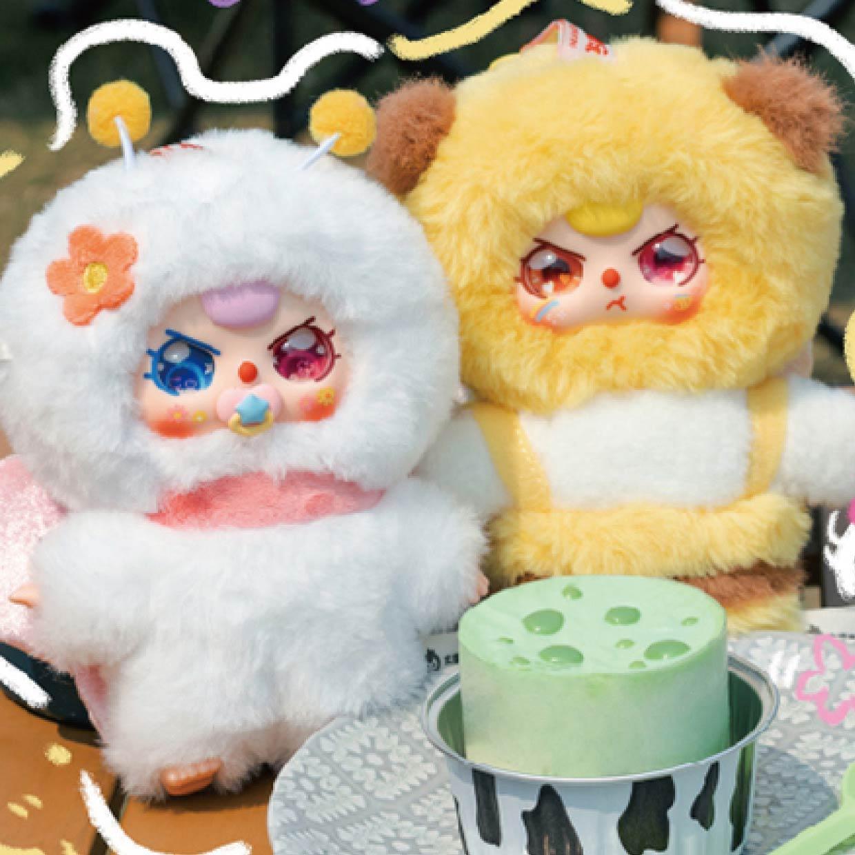 C099 BABY THREE「春はどこ?」  シリーズぬいぐるみ