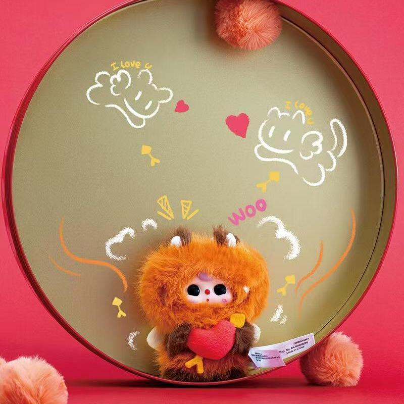 BABYTHREE 베이비 블라인드 박스 — 컵 아이돌 신제품 봉제인형, 트렌드 키홀더, 귀여운 토이, 3세+ 시리즈, I Love U