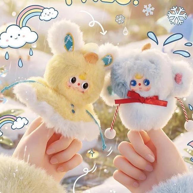 C020 babythree天気モチーフ フィンガーパペット ふわふわぬいぐるみ