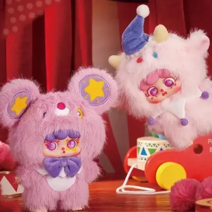 A290 MIGO 기괴한 서커스 인형 키홀더 블라인드박스, 다양한 종류 전개채리샤오옌 / 구라샤오미 / 탐정 샤그 등기괴하면서도 귀여운 스타일