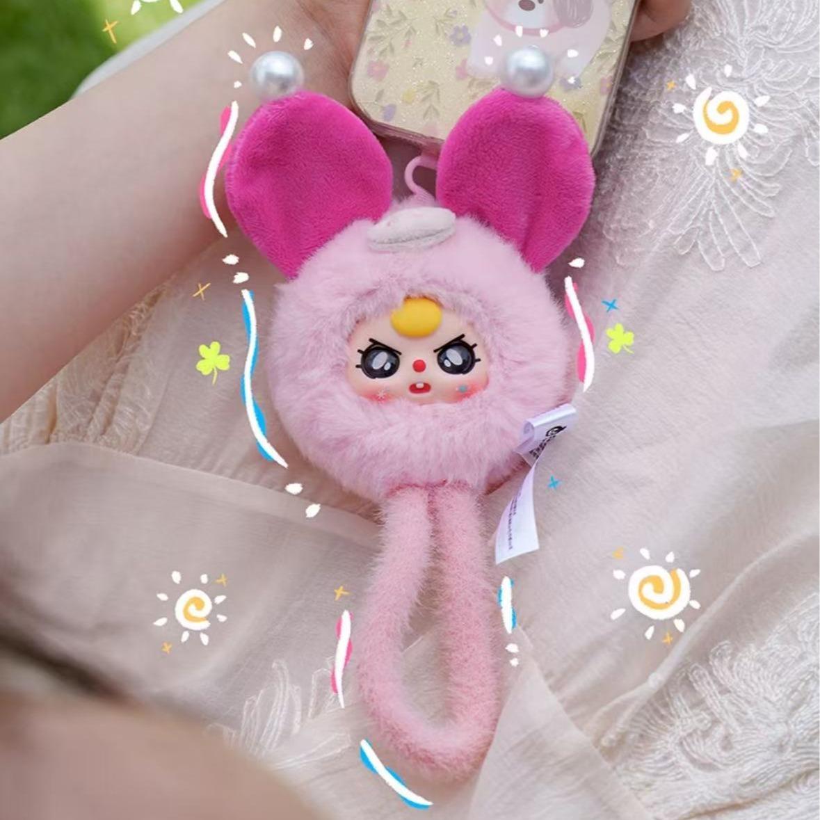 C089 BABY THREE ふわふわリストストラップかわいいぬいぐるみハンドアク[開封後のキャンセルはありません] [箱なし発送]