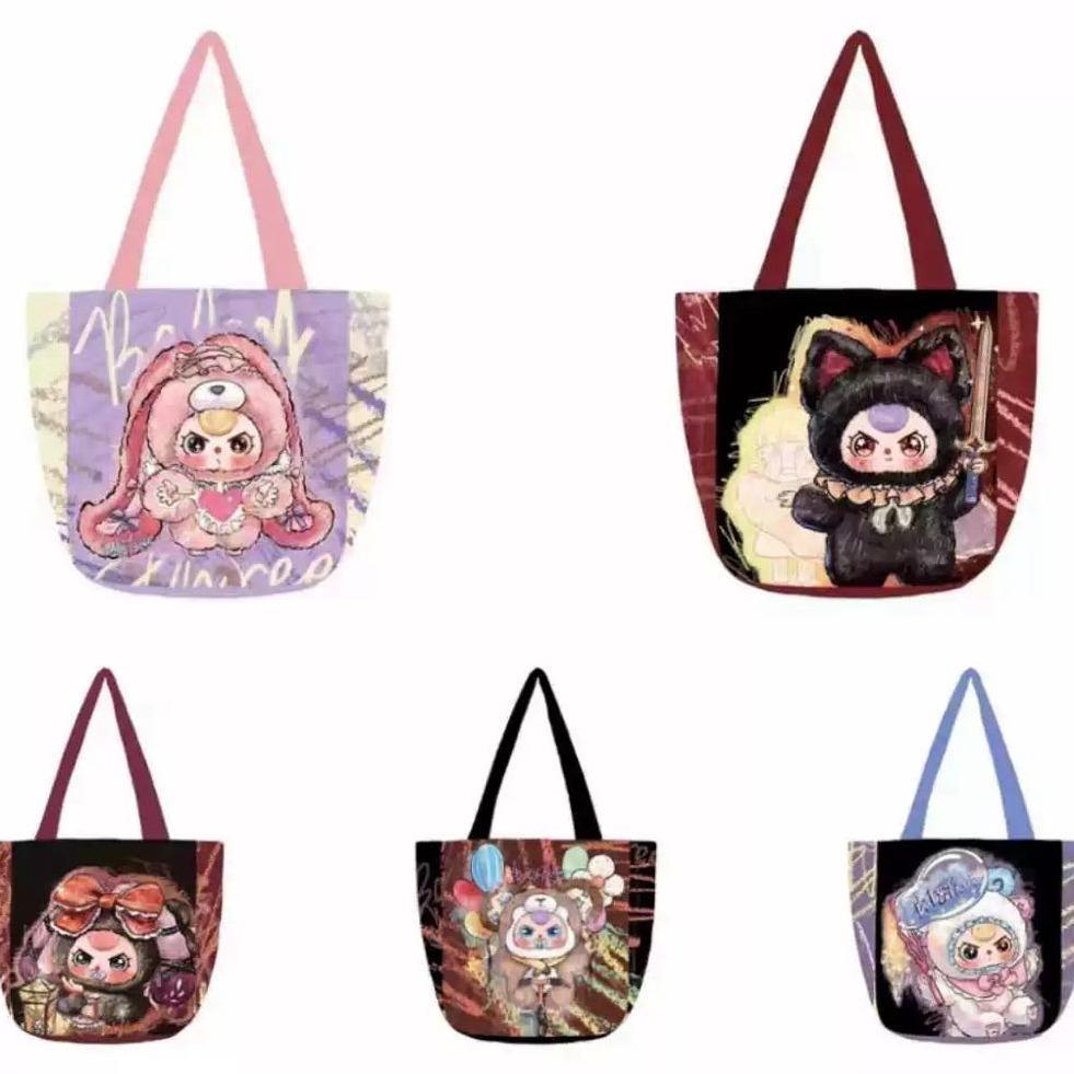 베이비스리 패브릭 미니 파우치 & 마마백｜큐트한 핸드백, 대용량 토트백