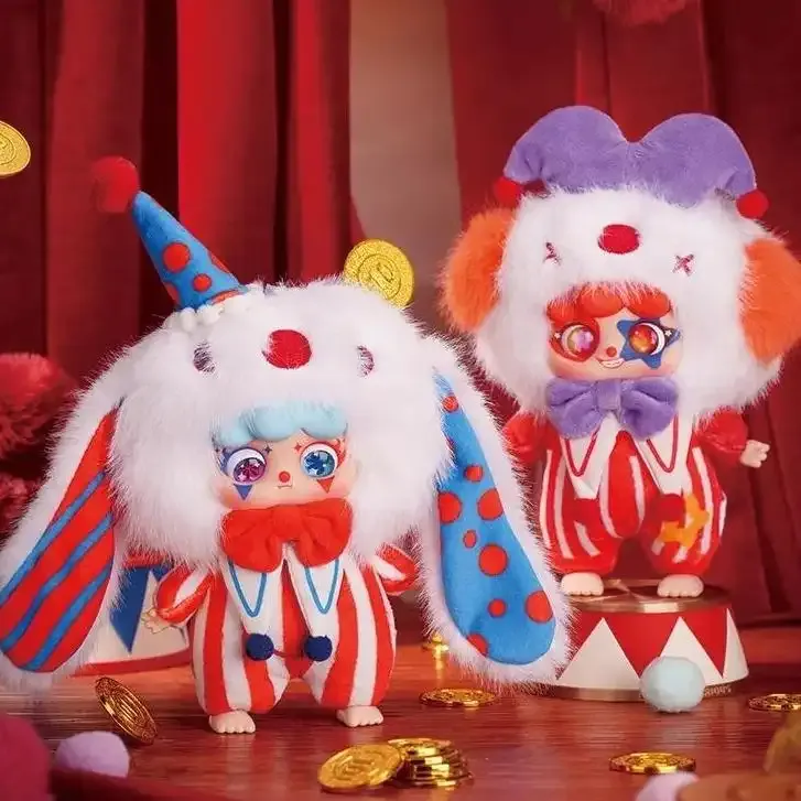 A290 MIGO 기괴한 서커스 인형 키홀더 블라인드박스, 다양한 종류 전개채리샤오옌 / 구라샤오미 / 탐정 샤그 등기괴하면서도 귀여운 스타일