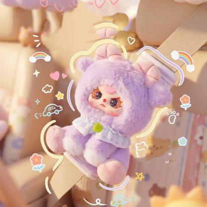 C135 babythree夢かわアニマル シートベルトマスコット ガーリーカーアクセサリー