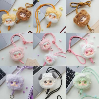 Yooki 휴대폰 스트랩 플러시 블라인드박스 1개 매일의 작은 행복 [개봉 후 반품 불가]