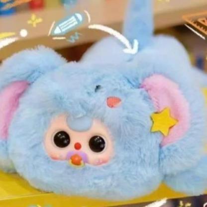 C105 BABY THREE ぬいぐるみペンケース – かわいいぬいぐるみ文房具ポーチ[開封後のキャンセルはありません][箱なし発送]