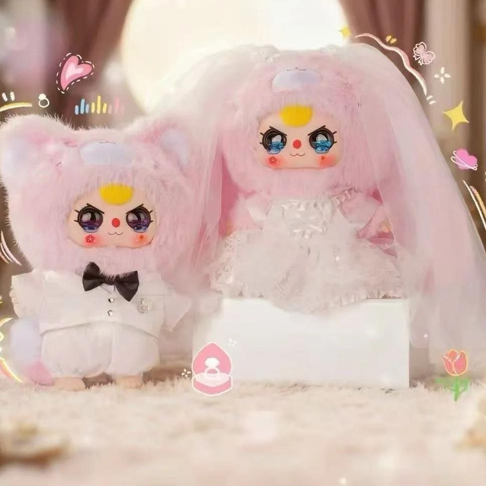 C080 Babythree ロマンティックウェディング 400% ブラインドボックス ぬいぐるみオールインワンドール 可愛いカップルフィギュア