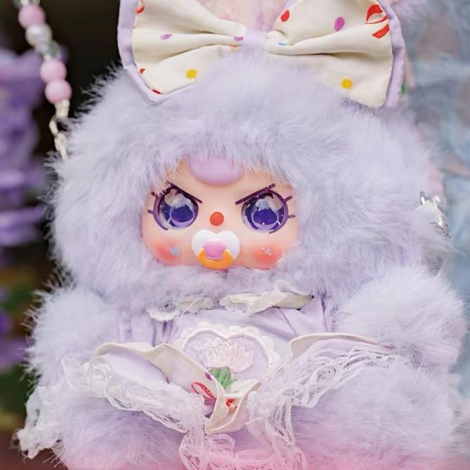 C079 【Baby Three】マッキドー Mini ラビットバッグシリーズ｜かわいいモコモコの耳飾り付きミニバッグ「ブラインドボックス商品は開封後の返品・返金はできません。」