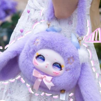 샤마리 테디베어 인형 핸드백 - 사랑스러운 테디베어 디자인 토트백