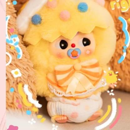 베이비스리 꽥꽥보보 후드 시리즈｜포근한 우유 얼굴의 작은 아이