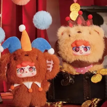 A290 MIGO 기괴한 서커스 인형 키홀더 블라인드박스, 다양한 종류 전개채리샤오옌 / 구라샤오미 / 탐정 샤그 등기괴하면서도 귀여운 스타일