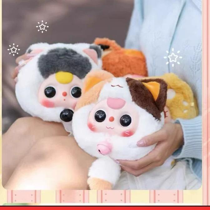 베이비스리 행운의 고양이 캐릭터 파우치｜9종의 고양이, 귀여움 대집합! 실용성 만점의 포켓백