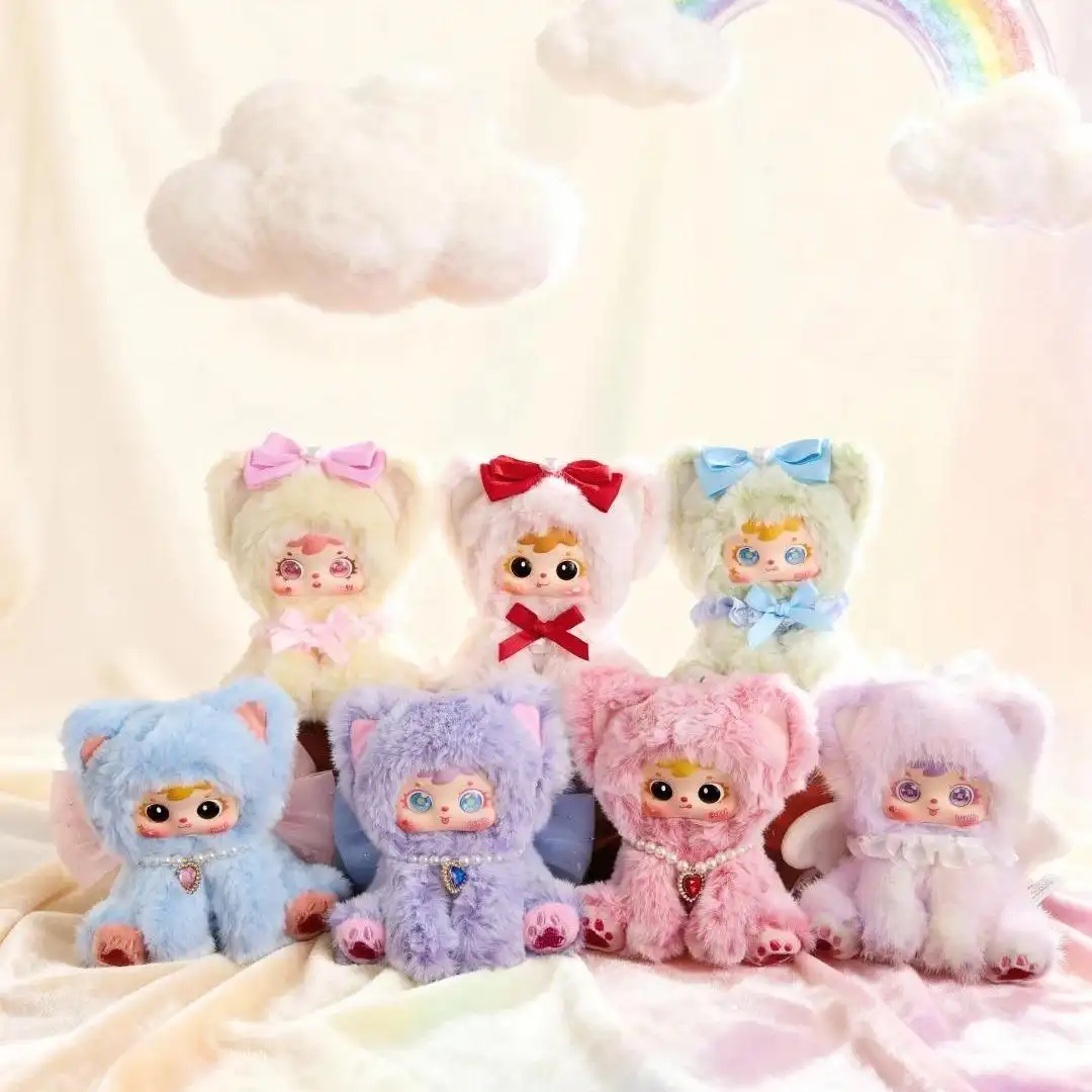 A317 Samuelレインボーキャット ベルベットシリーズ ブラインドボックス｜やわらか質感 ねこフィギュア[開封後のキャンセルはありません] [箱なし発送]