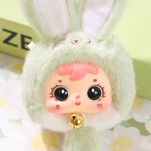 Samuel Mini 행운의 토끼 인형 소프트&귀여운 장식품, 행운을 지켜주는 작은 토끼