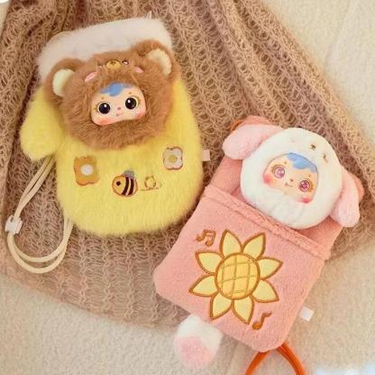 C036 Samuel春のおでかけシリーズ スマホポーチ ぬいぐるみチャーム