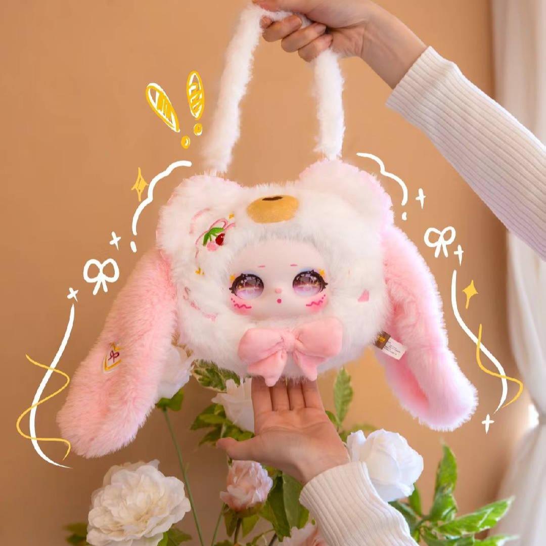 샤마리 테디베어 인형 핸드백 - 사랑스러운 테디베어 디자인 토트백