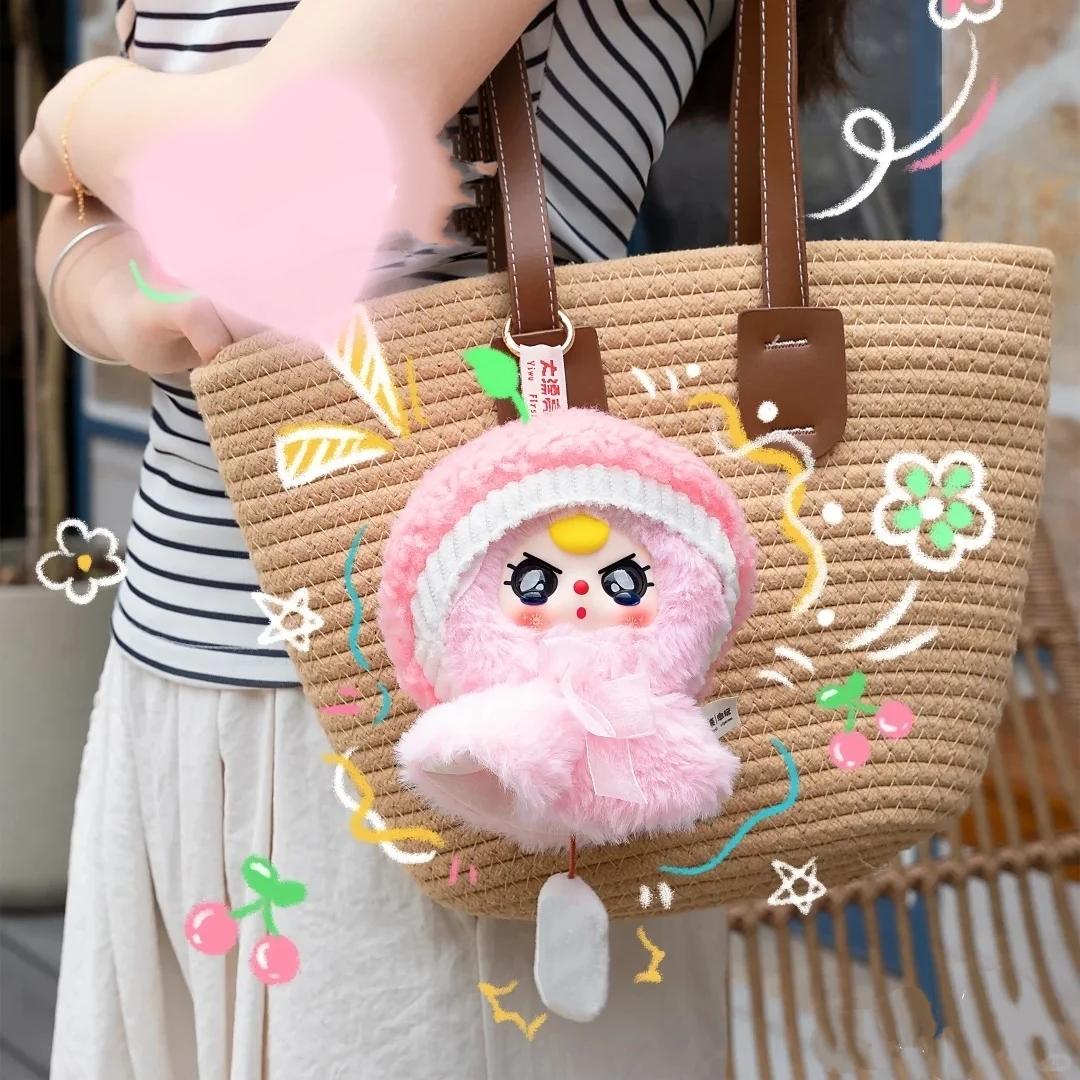C086 [1つの番号を選択してください]BABY THREE'Tutu Tutu Bun'-超かわいいペンダント、ふわふわのおもちゃ[開封後のキャンセルはありません]