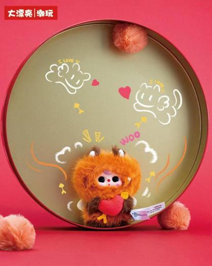 BABYTHREE 베이비 블라인드 박스 — 컵 아이돌 신제품 봉제인형, 트렌드 키홀더, 귀여운 토이, 3세+ 시리즈, I Love U