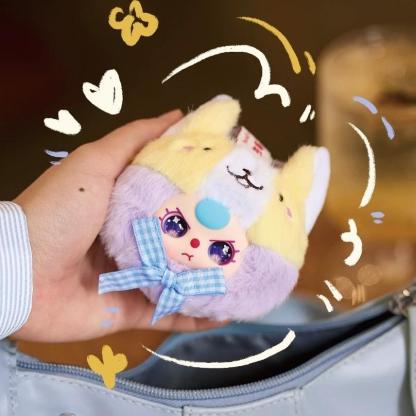 C122 BabyThree ぬいぐるみメイクミラー | かわいいメイクミラーチャーム 柔らかいぬいぐるみ[開封後のキャンセルはありません][箱なし発送]