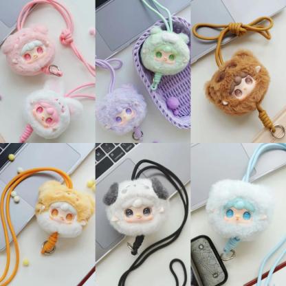 Yooki 휴대폰 스트랩 플러시 블라인드박스 1개 매일의 작은 행복 [개봉 후 반품 불가]