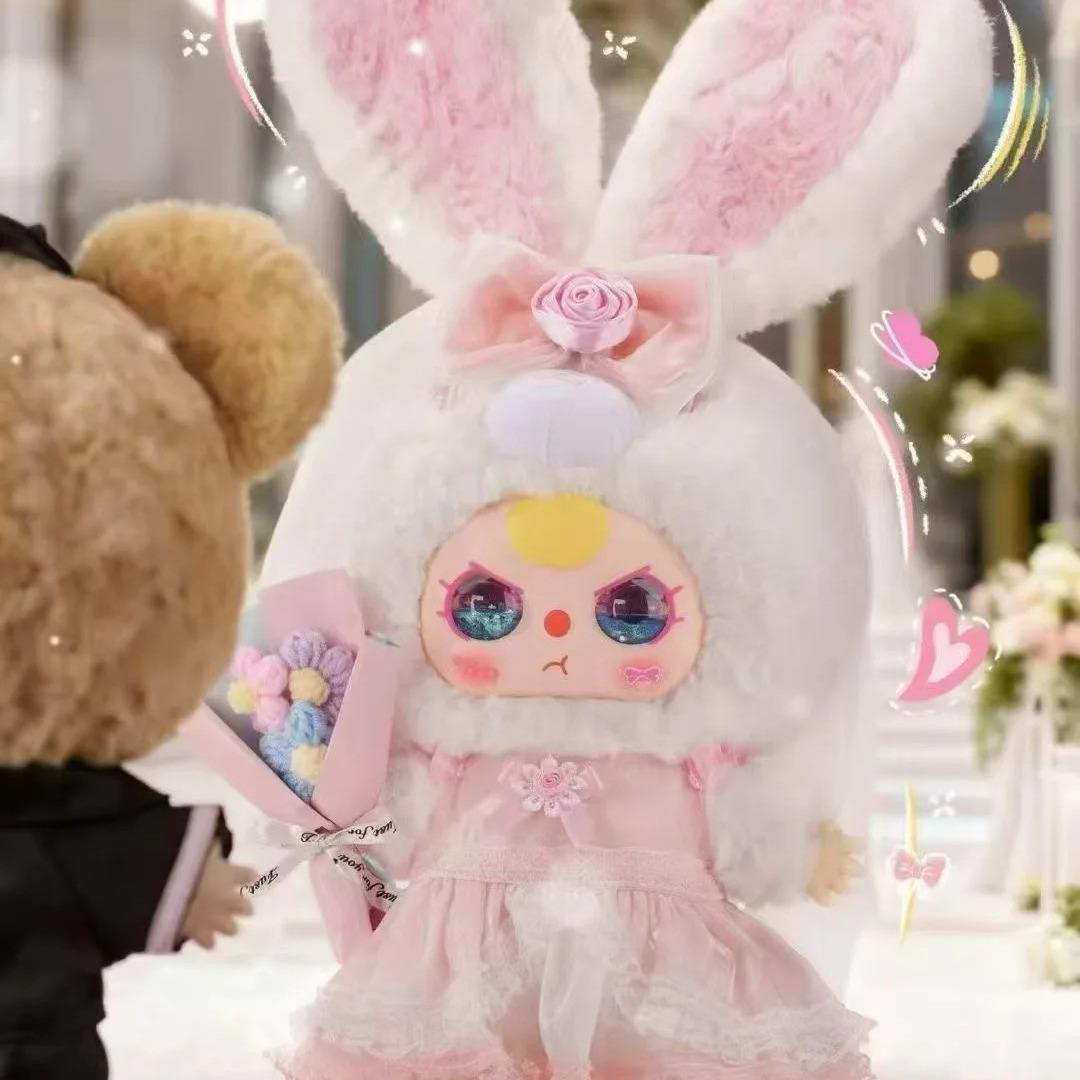 C080 Babythree ロマンティックウェディング 400% ブラインドボックス ぬいぐるみオールインワンドール 可愛いカップルフィギュア