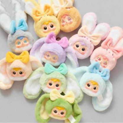 새뮤얼 컬러풀 소프트 버니 인형 모에 캐릭터 시리즈 | 다채로운 색상, 초힐링