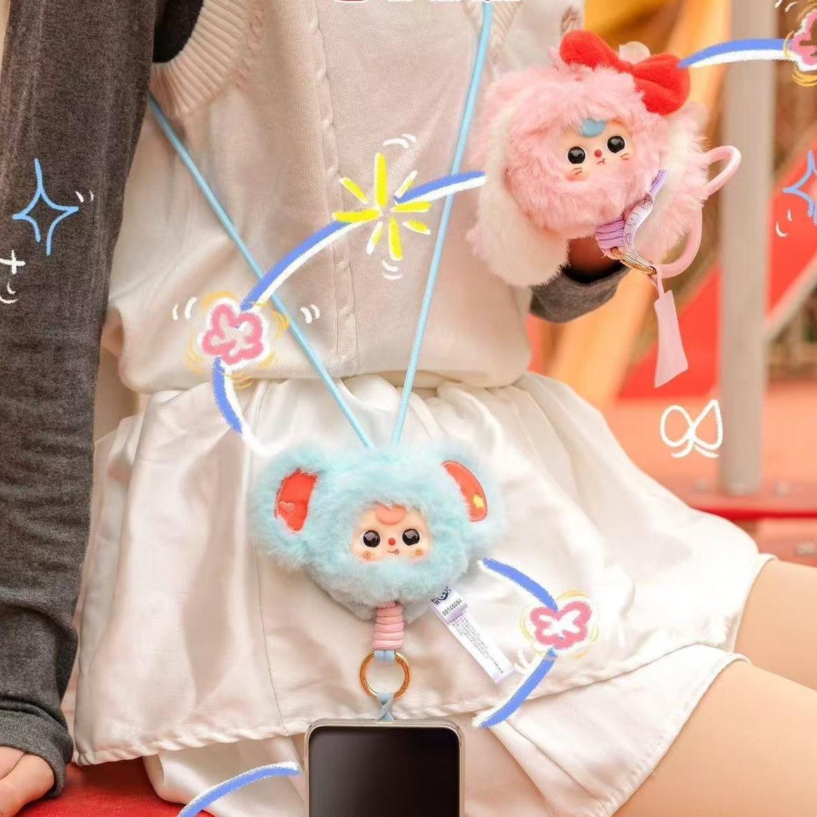 C114 BABY THREE「携帯電話ストラップ」かわいいぬいぐるみ[開封後のキャンセルはありません][箱なし発送]
