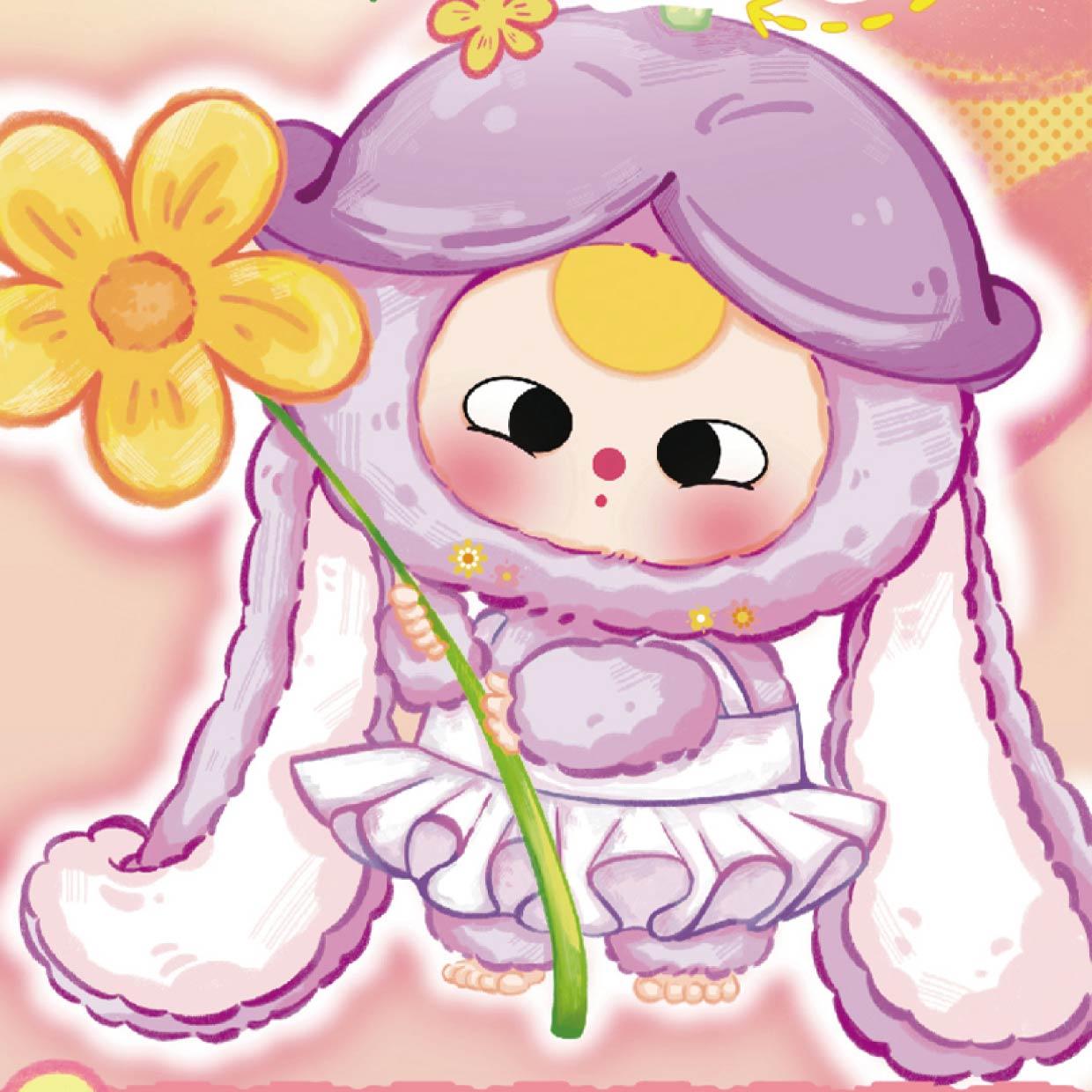 C099 BABY THREE「春はどこ?」  シリーズぬいぐるみ