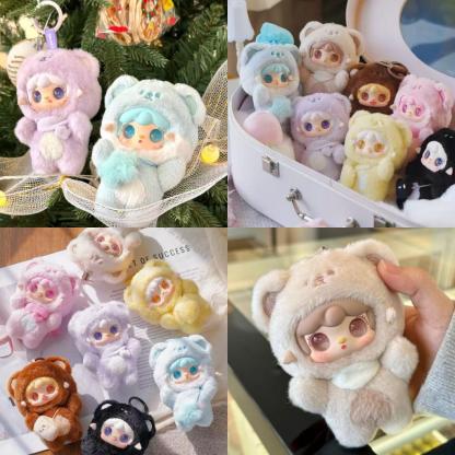 랜덤 조이! Yooki 리틀베어 인형 블라인드박스 (1개) 매일 찾아오는 작은 행복 [개봉 후 반품 불가]