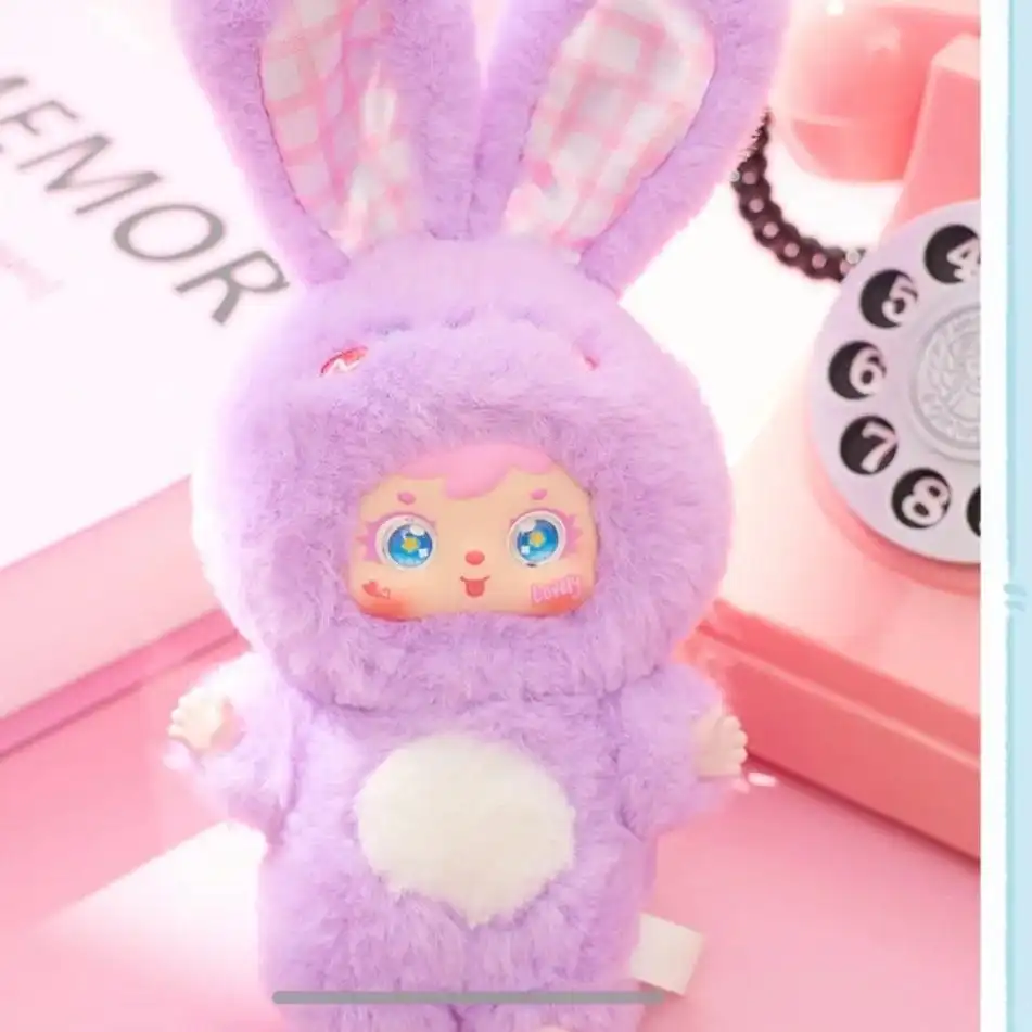 A296 Samuelふわもこアニマル ぬいぐるみキーホルダー